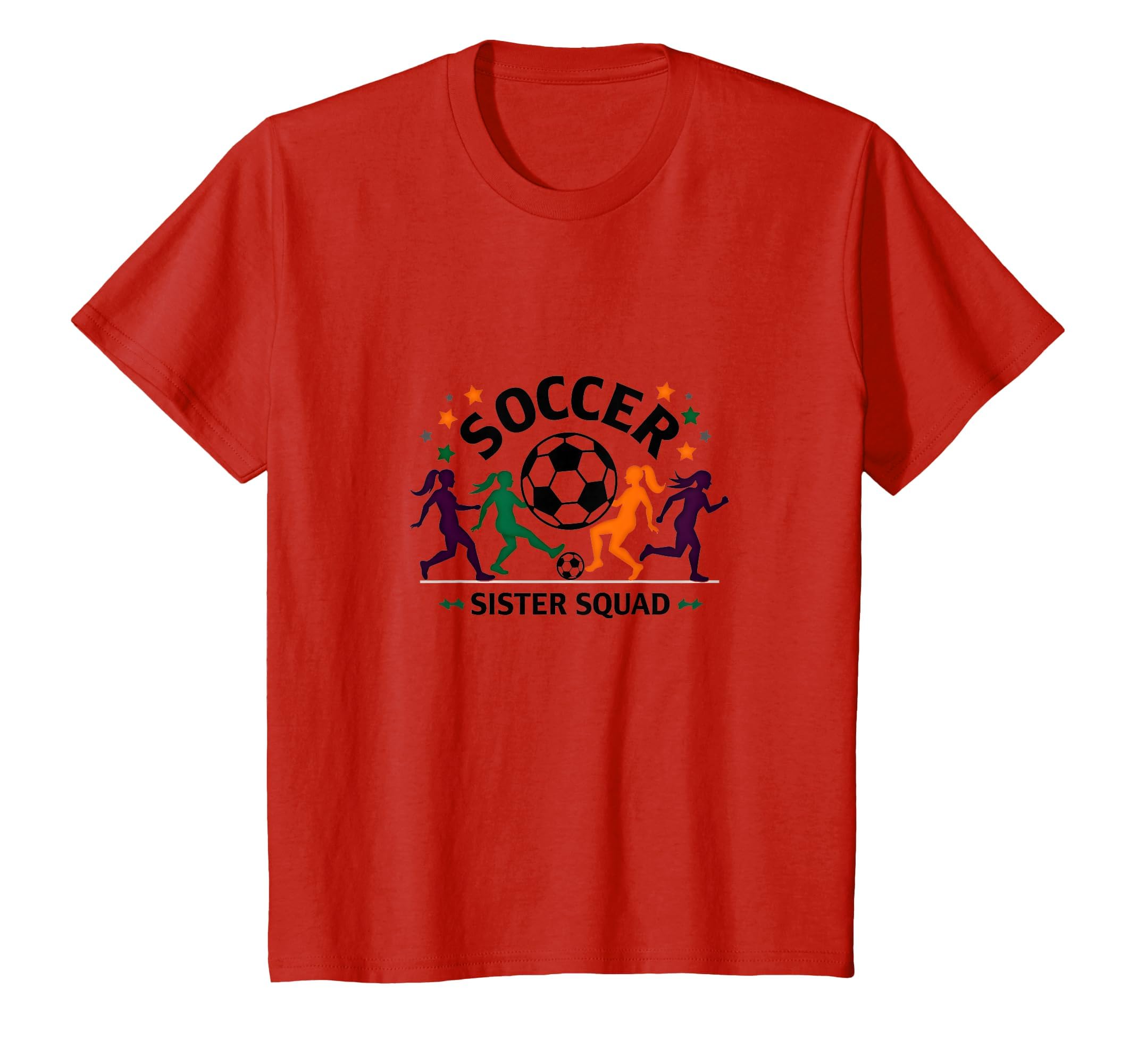 Soccer Sister Squad Team Spirit T-Shirt - Minimalist Print for Adults - T-Shirt, Sweatshirt, Hoodie