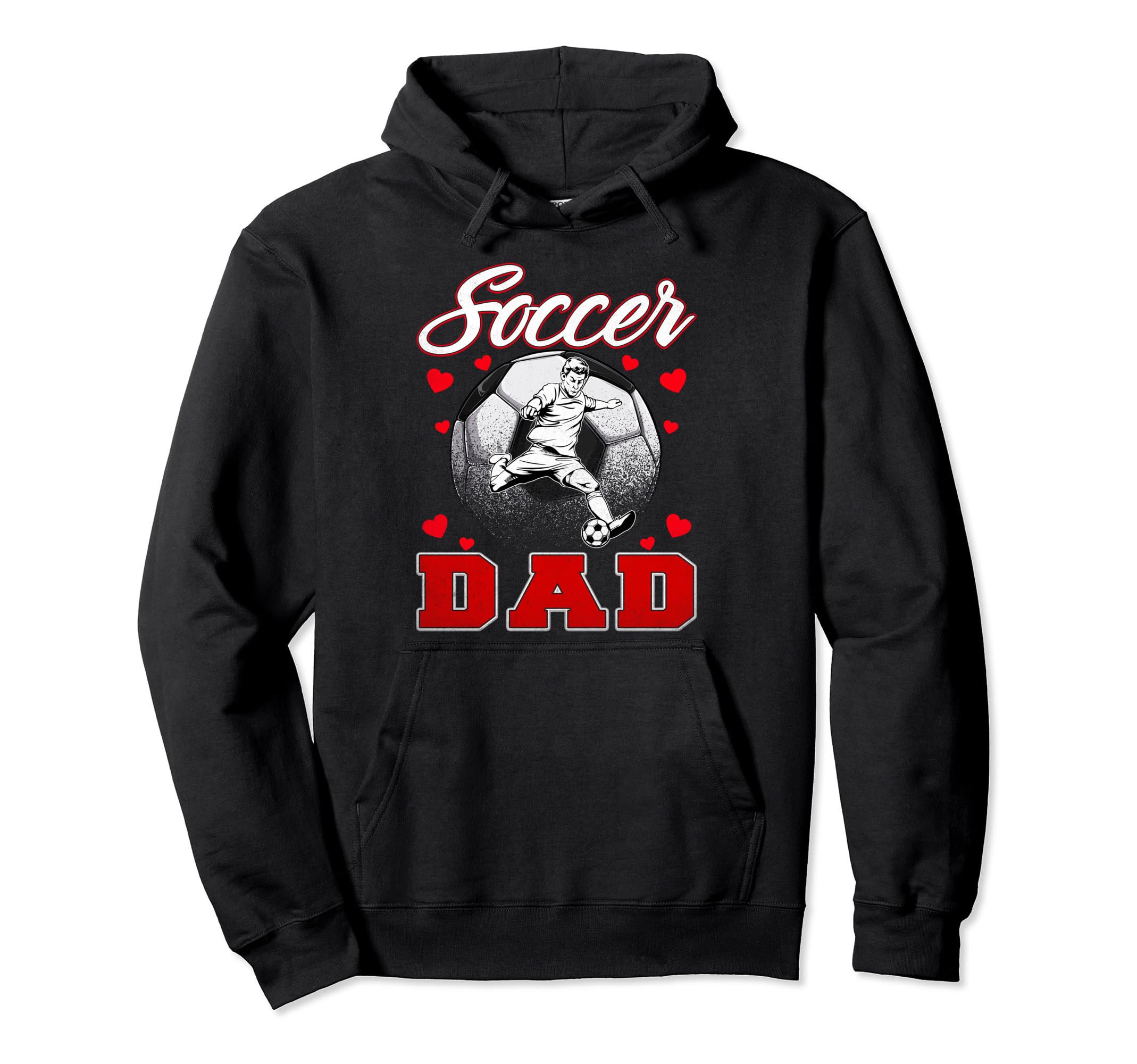Soccer Dad Family Matching Team Player Hoodie - Novelty Apparel Men Women - T-Shirt, Sweatshirt, Hoodie