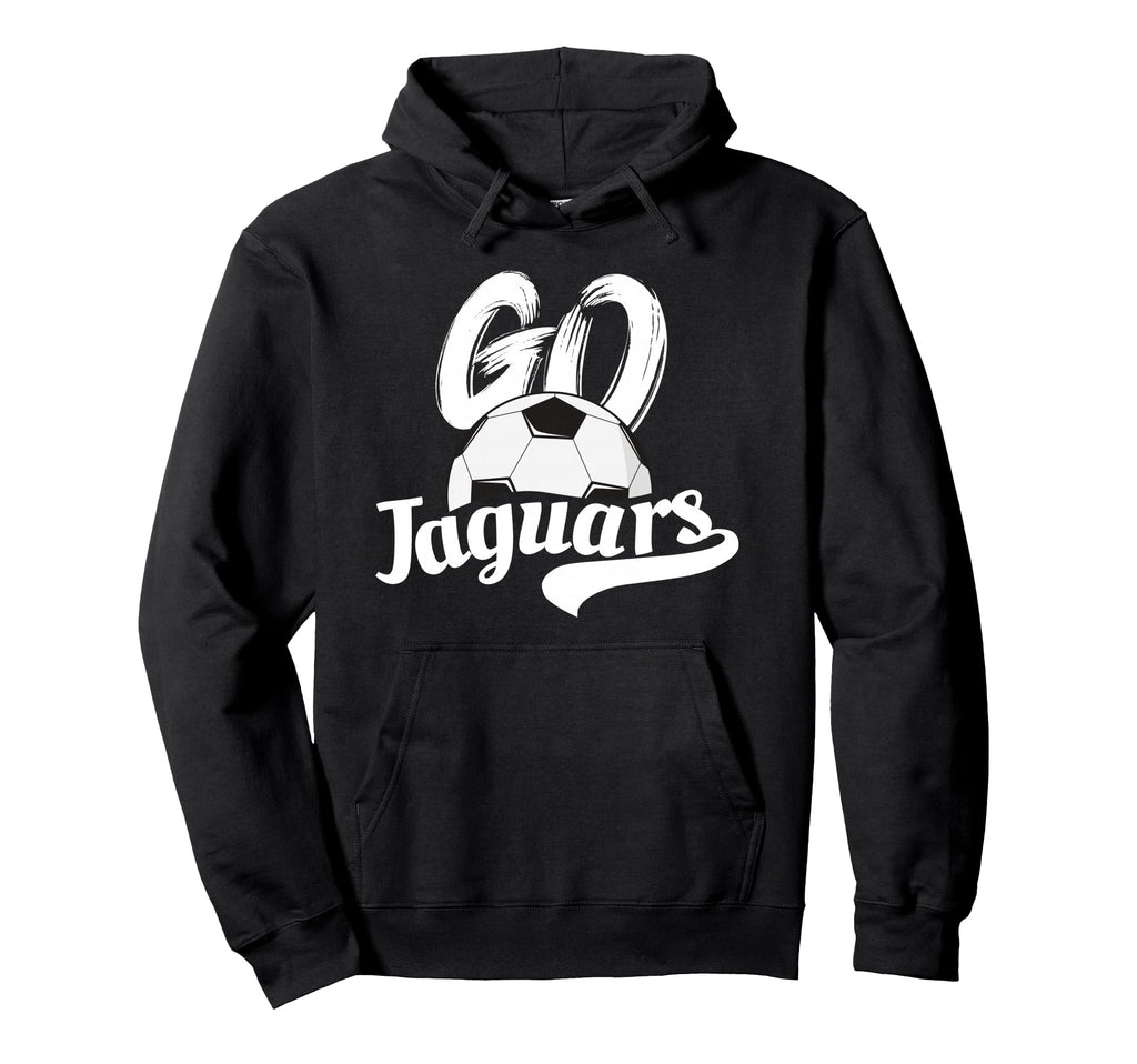 Go Jaguars Soccer Ball Team Spirit Hoodie - Novelty Apparel Men Women - T-Shirt, Sweatshirt, Hoodie