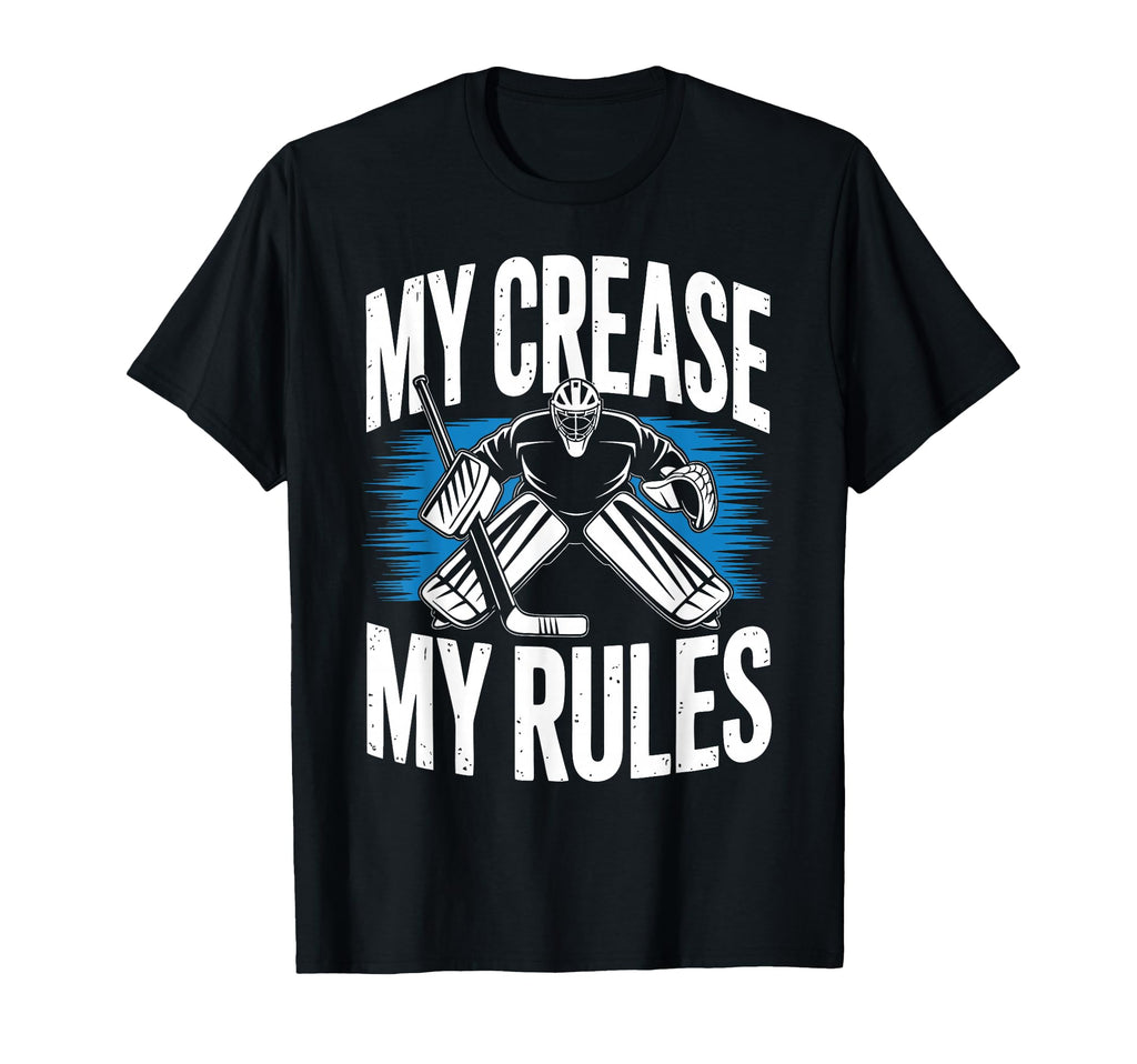 Ice Hockey Goalkeeper Crease Goalie T-Shirt - Aesthetic Graphic Unisex - T-Shirt, Sweatshirt, Hoodie