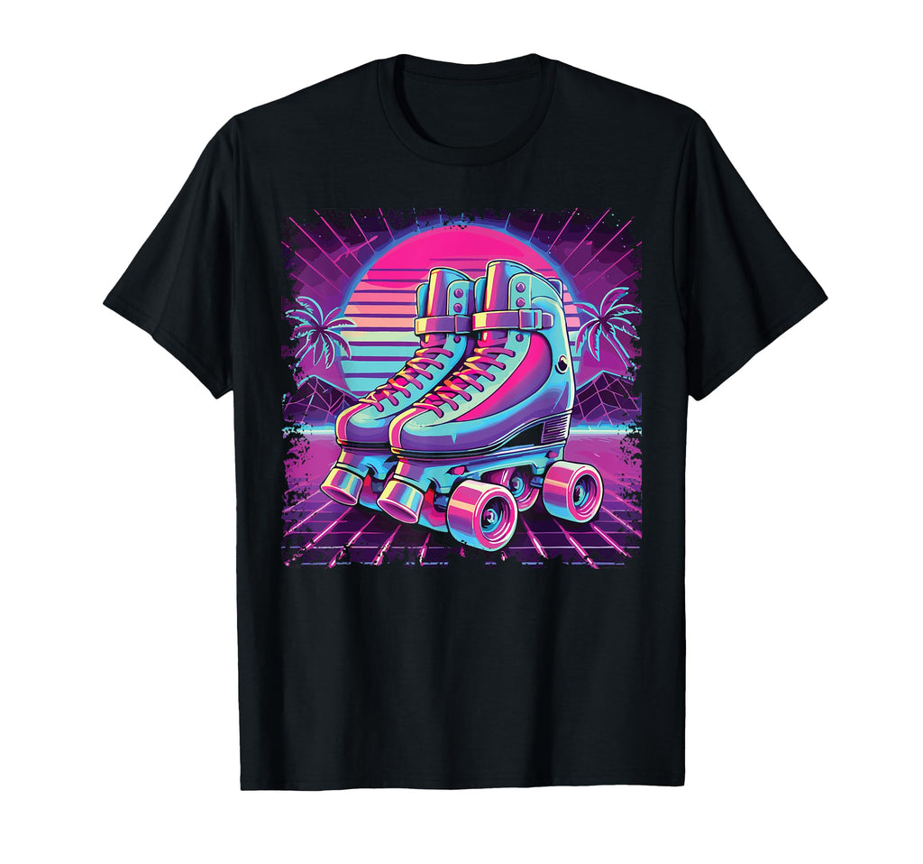 Roller Skating Skate Vaporwave T-Shirt - Fun Novelty Design Unisex - T-Shirt, Sweatshirt, Hoodie