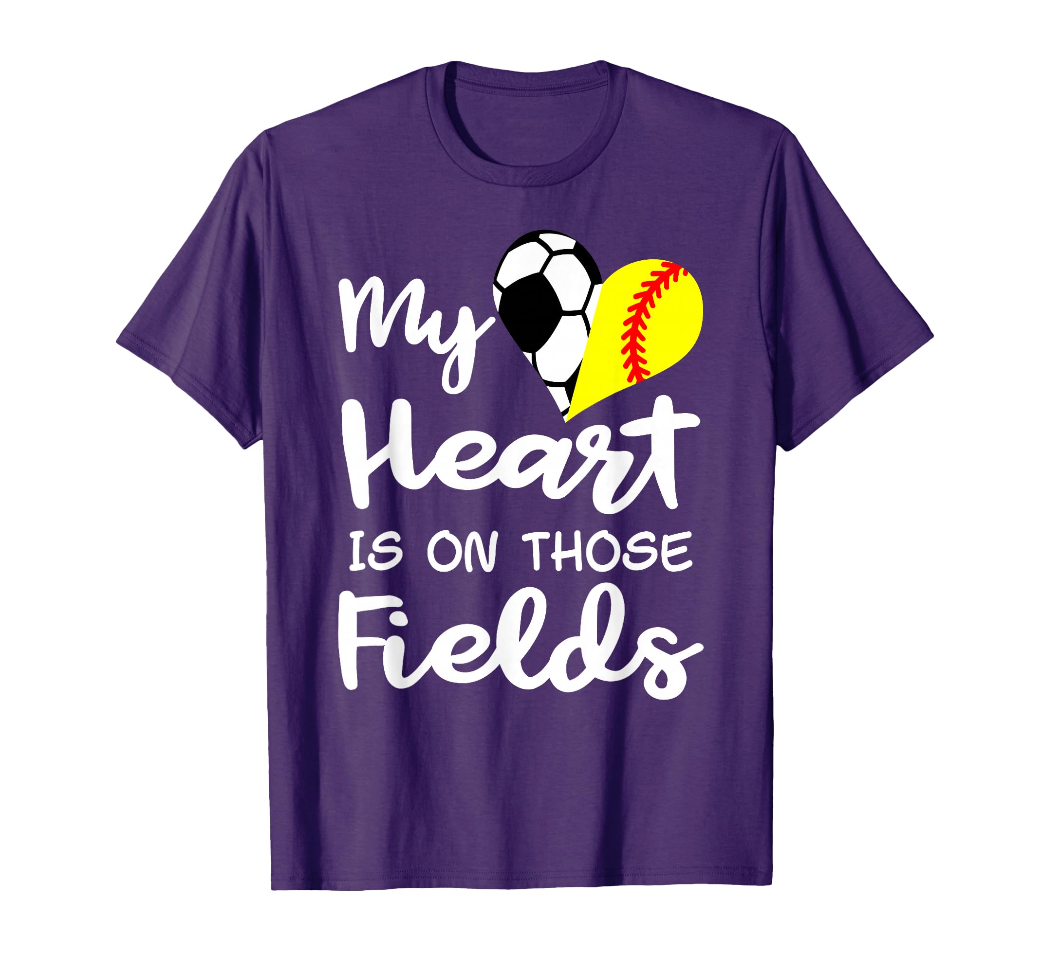My Heart Is Those Fields Funny T-Shirt - Casual Everyday Wear Men Women - T-Shirt, Sweatshirt, Hoodie