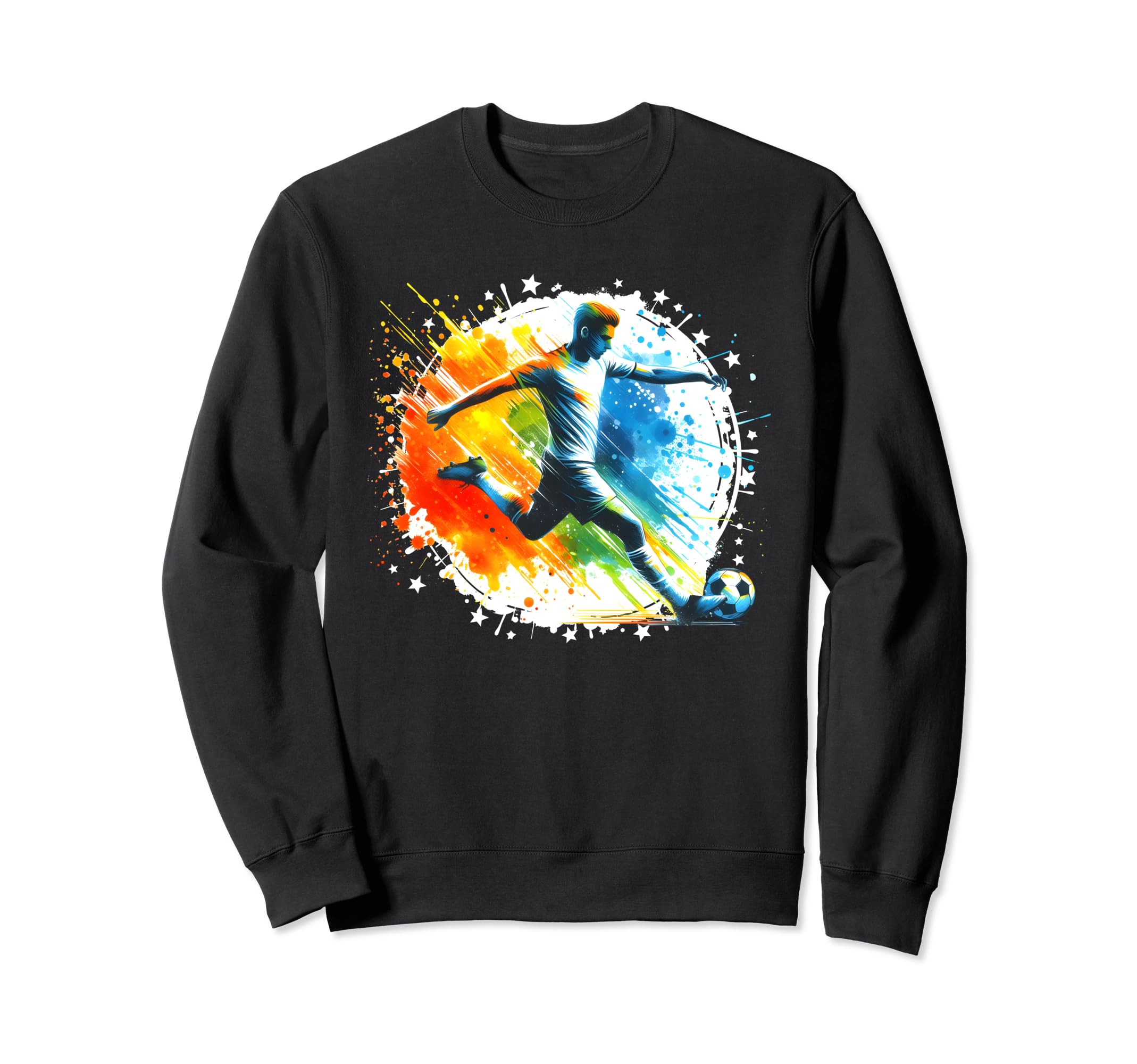Soccer Player Sports Soccer Sweatshirt - Aesthetic Graphic for Adults - T-Shirt, Sweatshirt, Hoodie