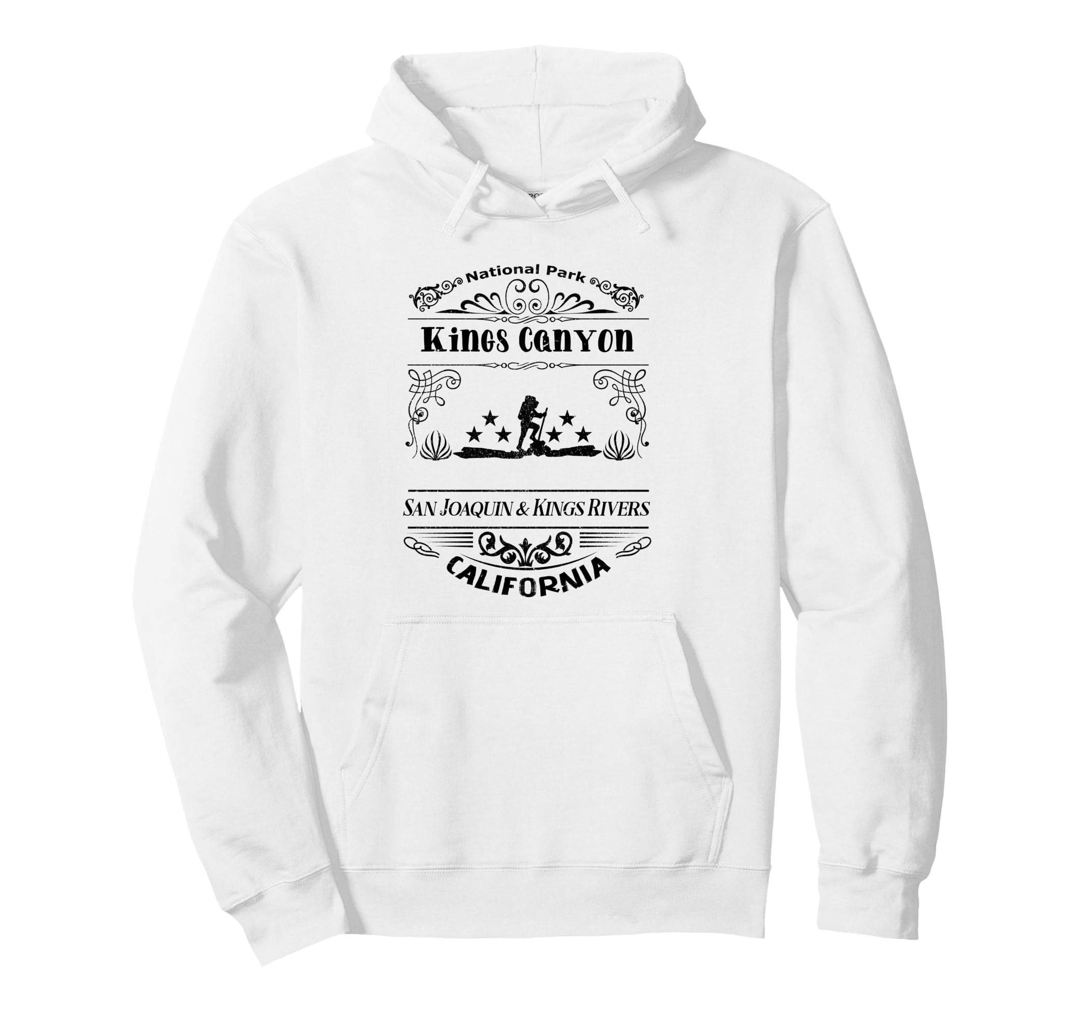 Kings Canyon National Park California Hoodie - Unique Graphic for Adults - T-Shirt, Sweatshirt, Hoodie