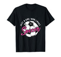 Soccer Ball Soccer Player Just Who Loves T-Shirt - Unique Graphic Unisex - T-Shirt, Sweatshirt, Hoodie