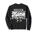 Soccer Mama Checkered Soccer Mom Sweatshirt - Streetwear Style Unisex - T-Shirt, Sweatshirt, Hoodie