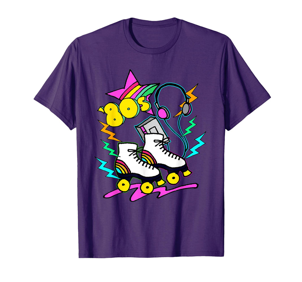 Roller Skating 80S Rollerskates T-Shirt - Aesthetic Graphic Unisex - T-Shirt, Sweatshirt, Hoodie