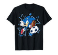 Sonic Hedgehog Stricking Soccer Ball T-Shirt - Streetwear Style Unisex - T-Shirt, Sweatshirt, Hoodie