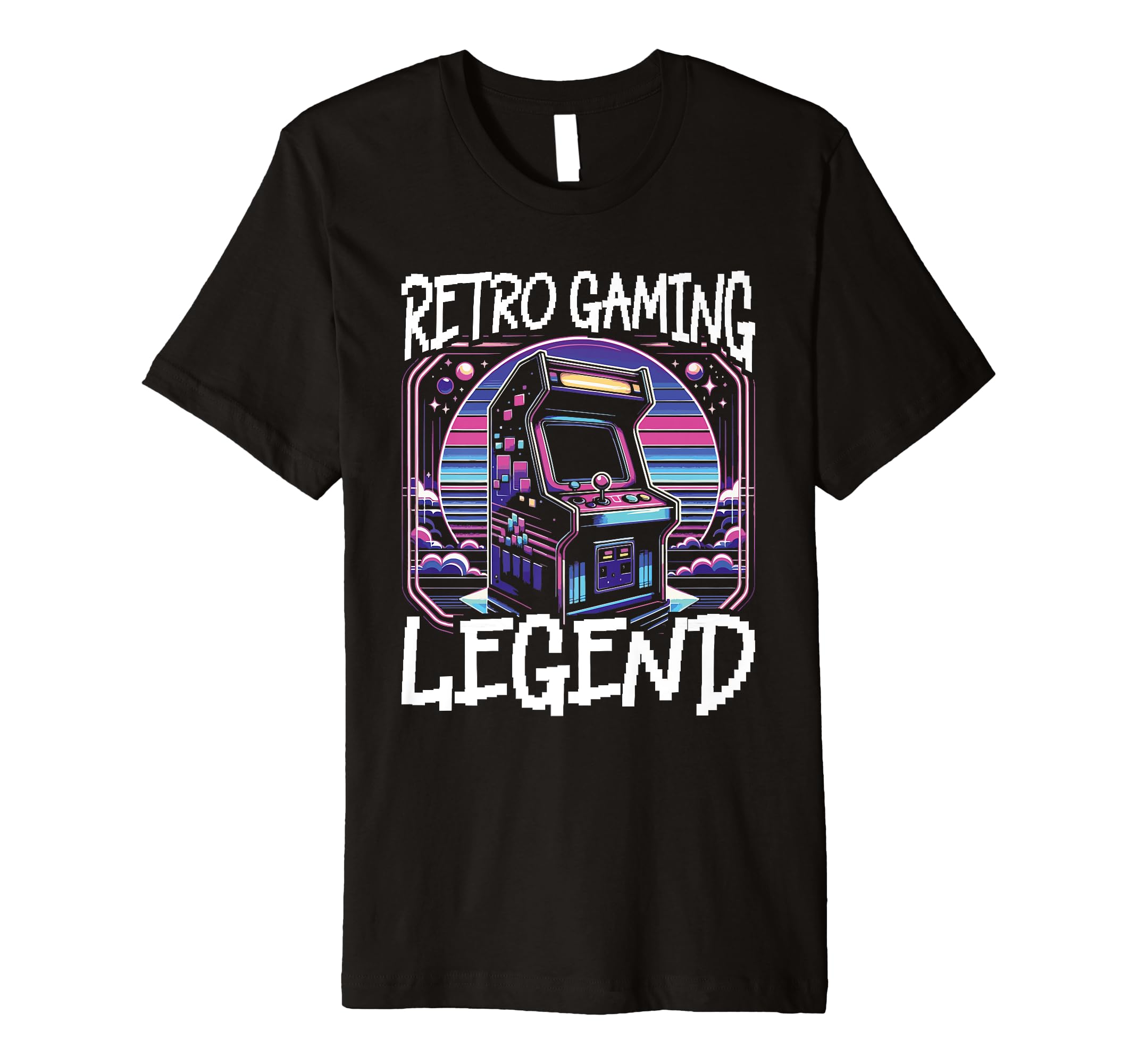 80S Arcade Nostalgia Pixel Art Video Games T-Shirt - Novelty Apparel Unisex - T-Shirt, Sweatshirt, Hoodie