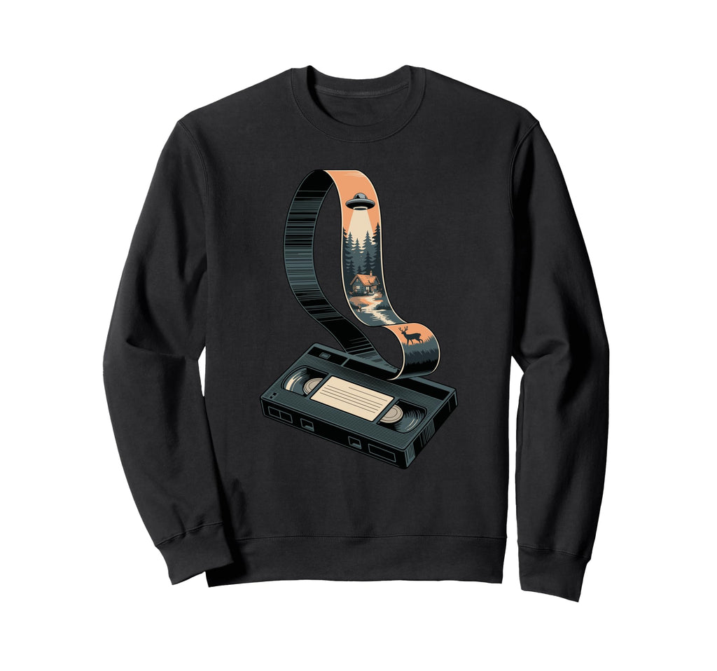 Multiple Exposure Art Cassette Player Sweatshirt - Custom Art Print Unisex - T-Shirt, Sweatshirt, Hoodie
