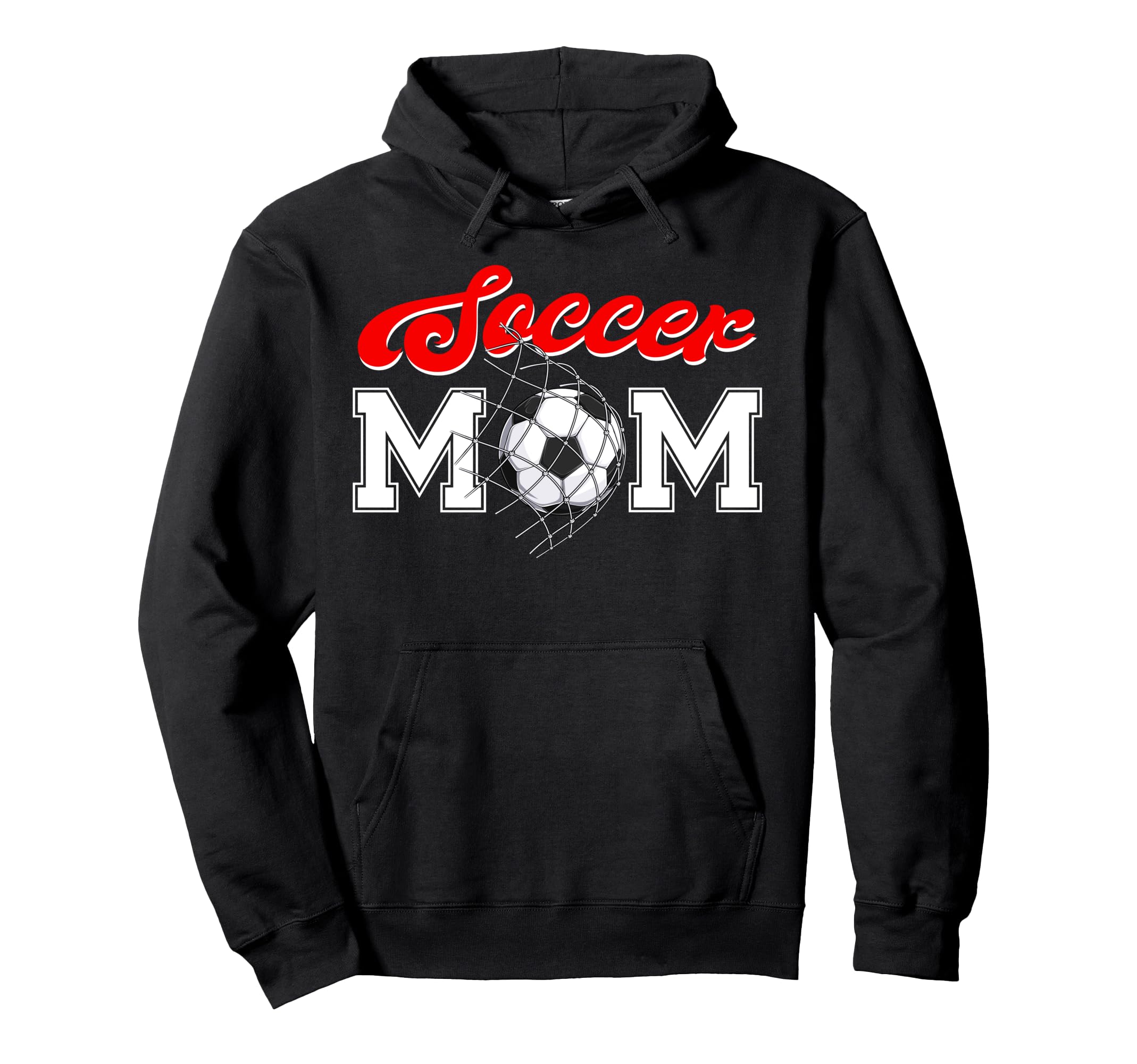 Funny Soccer Mom Soccer Mama Happy Hoodie - Minimalist Print Men Women - T-Shirt, Sweatshirt, Hoodie