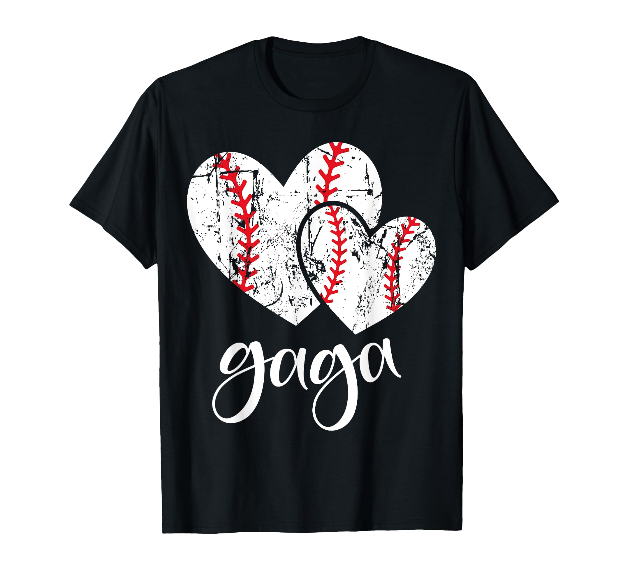 Baseball Gaga Heart Ball Funny Proud T-Shirt - Fun Novelty Design Unisex - T-Shirt, Sweatshirt, Hoodie