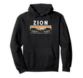 Zion National Park Outdoor Hiking Hoodie - Minimalist Print Unisex - T-Shirt, Sweatshirt, Hoodie