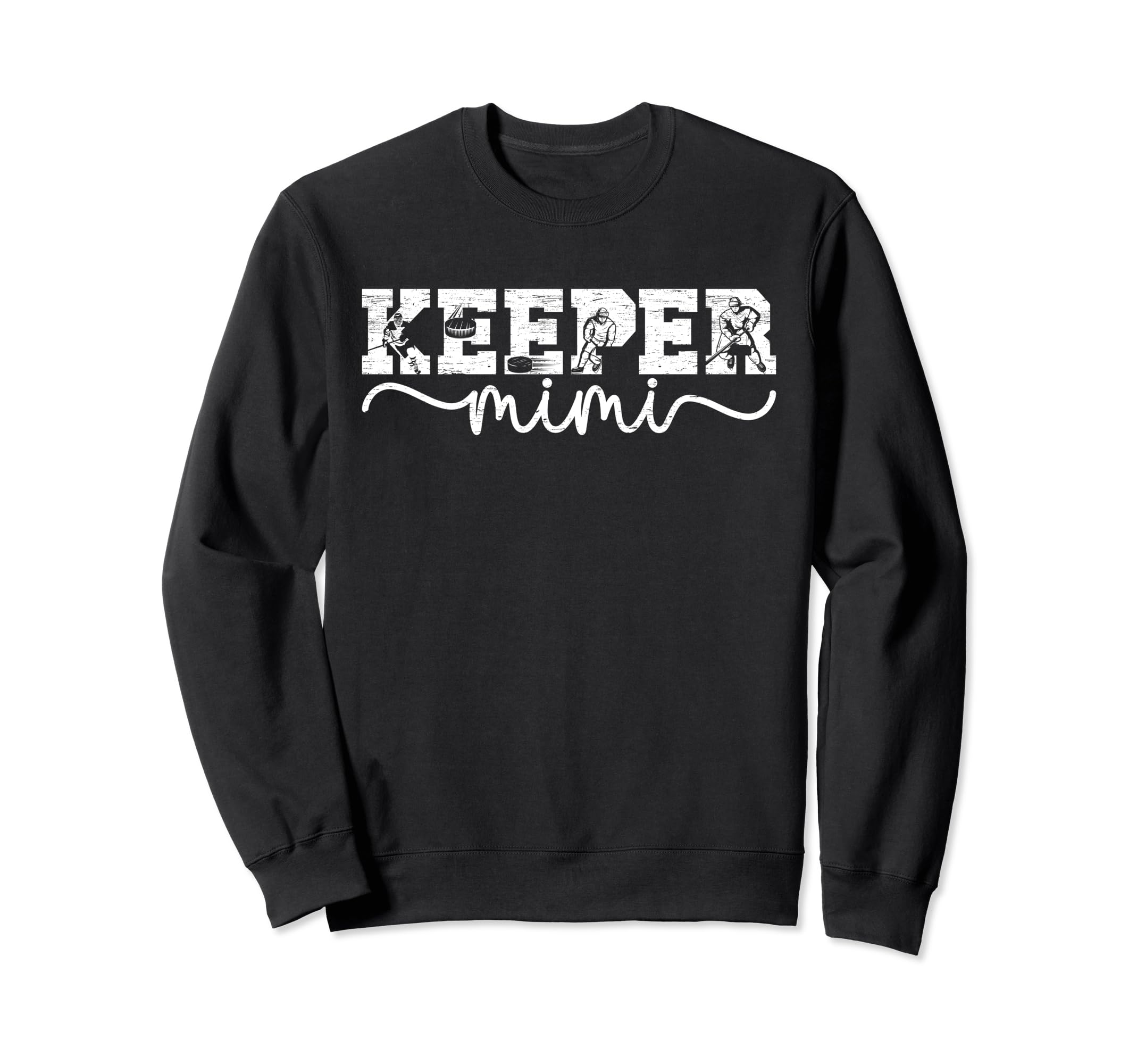 Ice Hockey Keeper Mimi Ice Hockey Sweatshirt - Graphic Print for Adults - T-Shirt, Sweatshirt, Hoodie