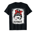Bleached Gram Life Soccer Messy Bun T-Shirt - Unique Graphic for Adults - T-Shirt, Sweatshirt, Hoodie