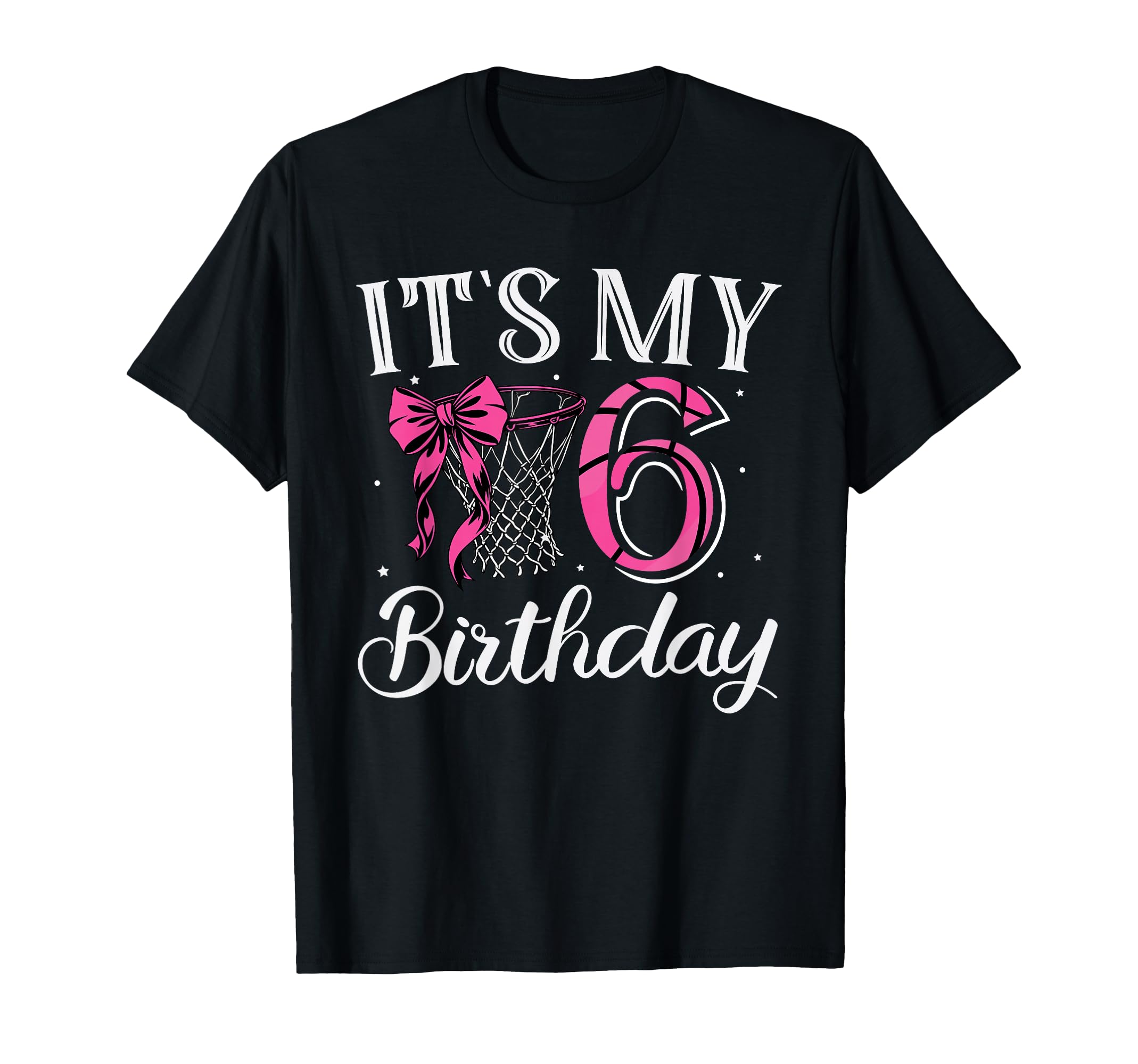 Its My 6 Six Years Birthday Coquette T-Shirt - Novelty Apparel Unisex - T-Shirt, Sweatshirt, Hoodie