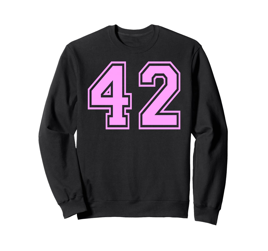 42 Number Forty Two Sports Varsity Sweatshirt - Minimalist Print Unisex - T-Shirt, Sweatshirt, Hoodie