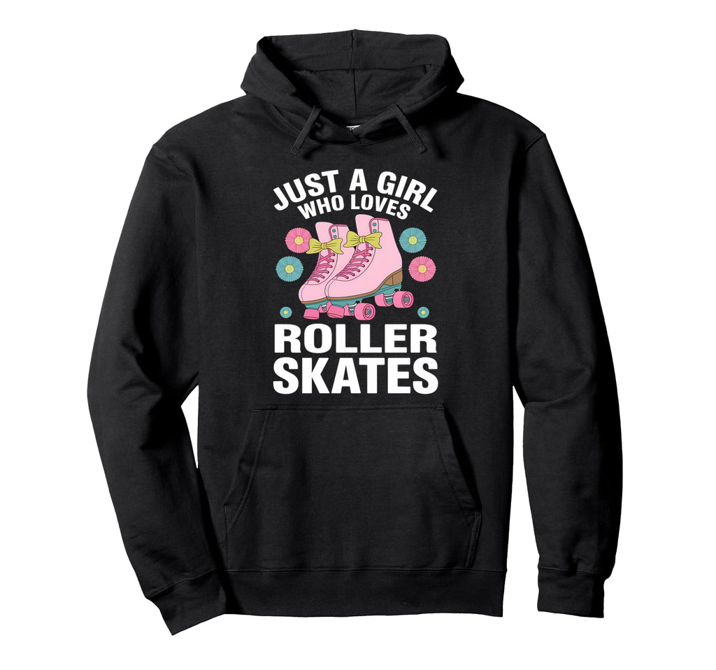 Just Who Loves Roller Skating 70S 90S Hoodie - Trendy Graphic Unisex - T-Shirt, Sweatshirt, Hoodie
