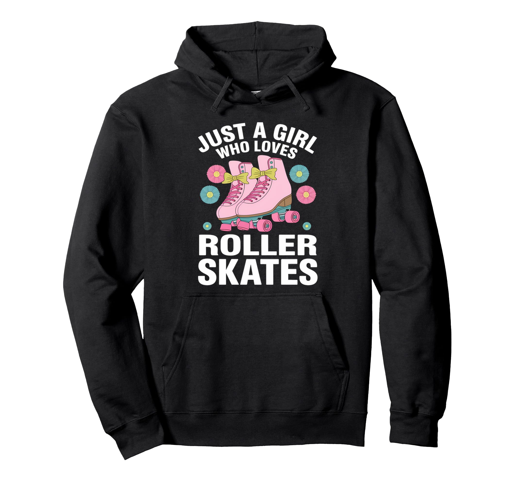 Just Who Loves Roller Skating 70S 90S Hoodie - Trendy Graphic Unisex - T-Shirt, Sweatshirt, Hoodie