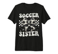 Soccer Sister Funny Coquette Bow T-Shirt - Fun Novelty Design for Adults - T-Shirt, Sweatshirt, Hoodie