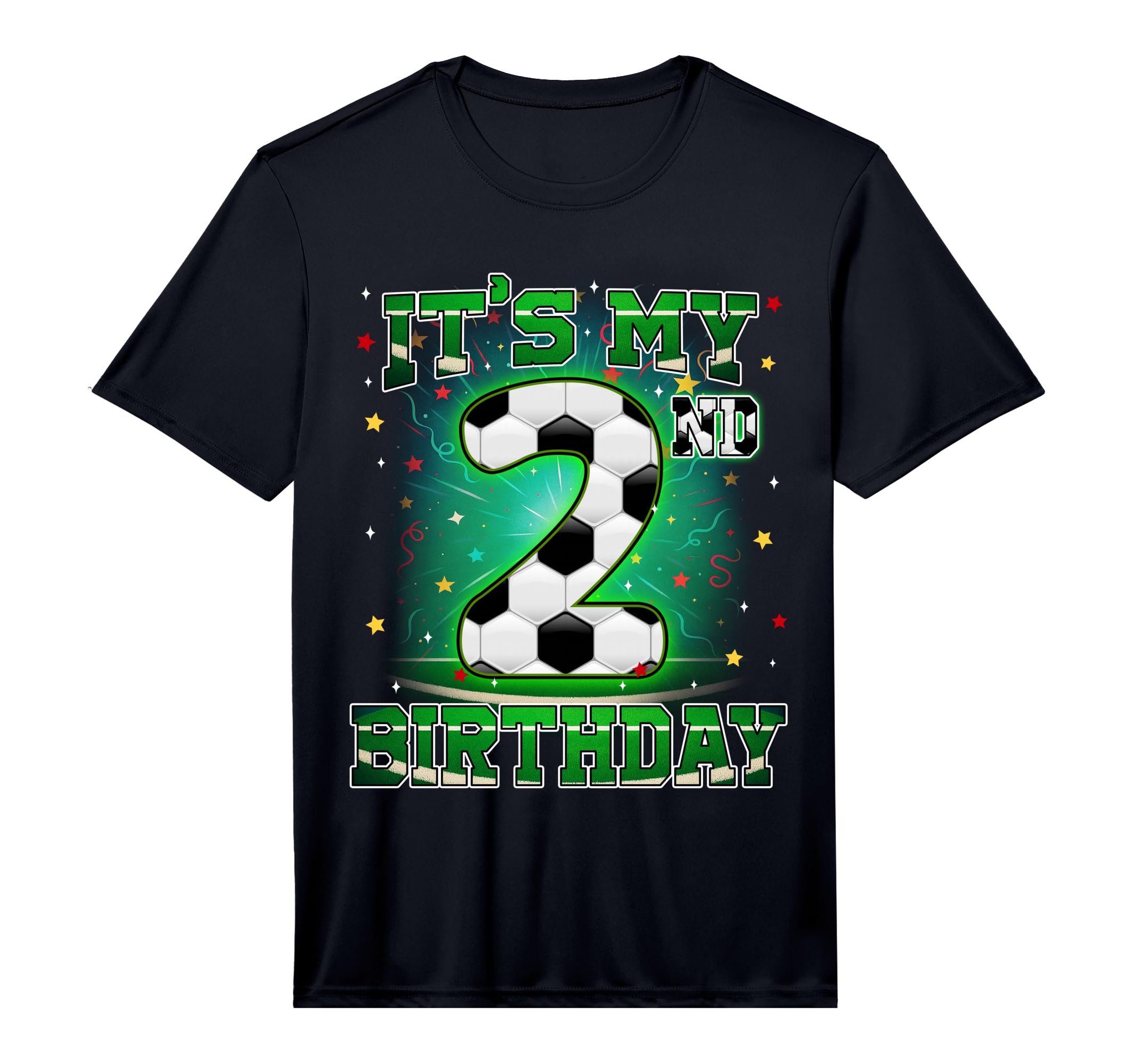 Its My 2Nd Birthday Soccer 2 Years T-Shirt - Novelty Apparel for Adults - T-Shirt, Sweatshirt, Hoodie