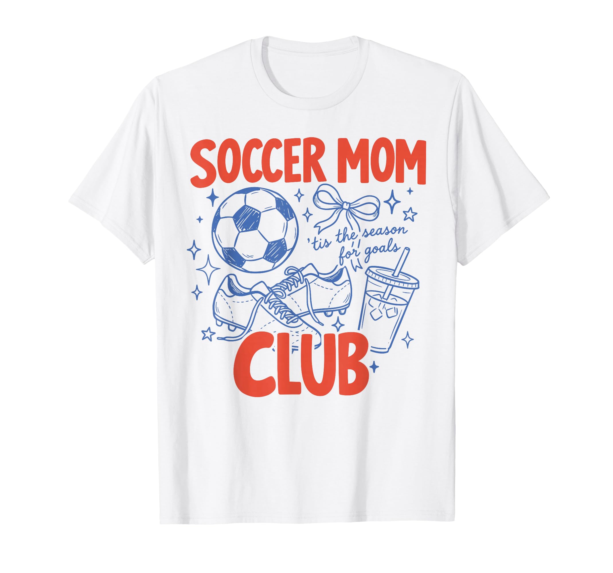 Sport Mom Coquette Bow Iced Coffee T-Shirt - Aesthetic Graphic Unisex - T-Shirt, Sweatshirt, Hoodie
