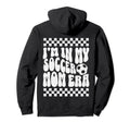 Im My Soccer Mom Era Checkerboard Hoodie - Casual Everyday Wear Men Women - T-Shirt, Sweatshirt, Hoodie