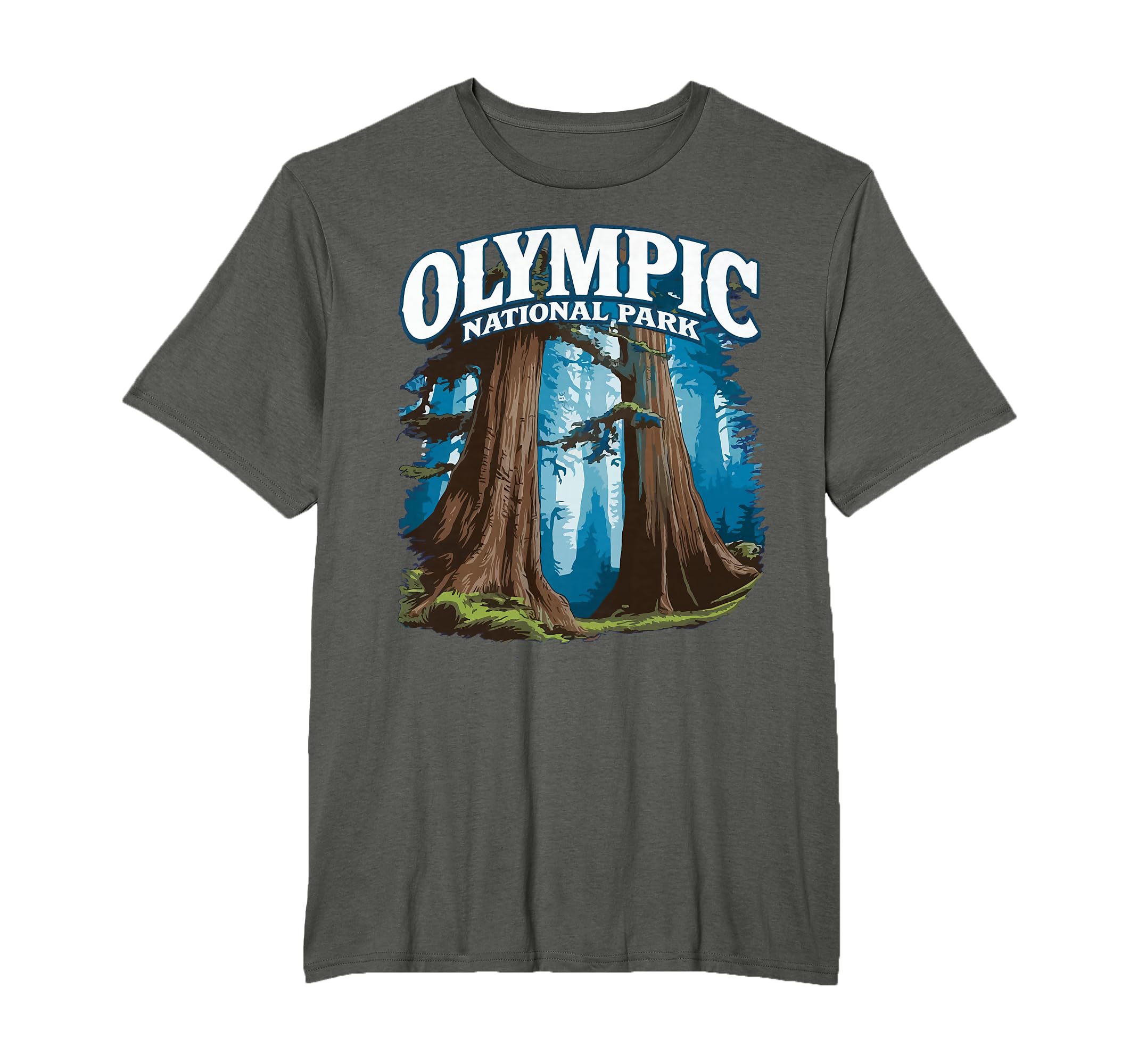 Olympic National Park Hoh Rain T-Shirt - Casual Everyday Wear Unisex - T-Shirt, Sweatshirt, Hoodie