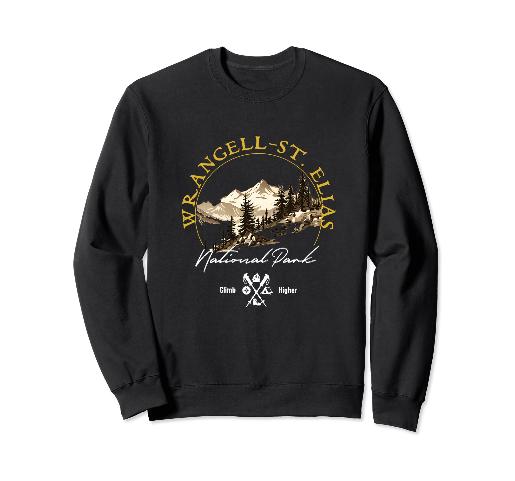 Wrangell St Elias National Park Sweatshirt - Aesthetic Graphic for Adults - T-Shirt, Sweatshirt, Hoodie