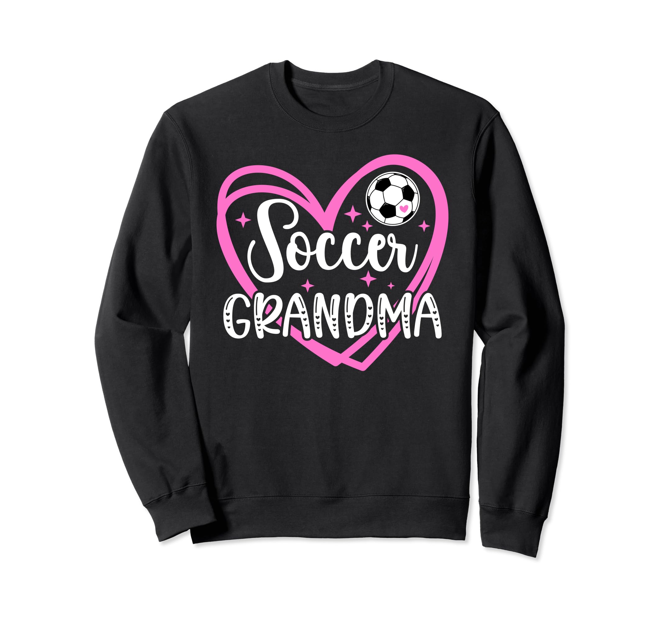 Soccer Grandma Heart Grandma Sweatshirt - Casual Everyday Wear Men Women - T-Shirt, Sweatshirt, Hoodie