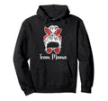 Soccer Team Mama Messy Bun Soccer Team Hoodie - Minimalist Print Unisex - T-Shirt, Sweatshirt, Hoodie