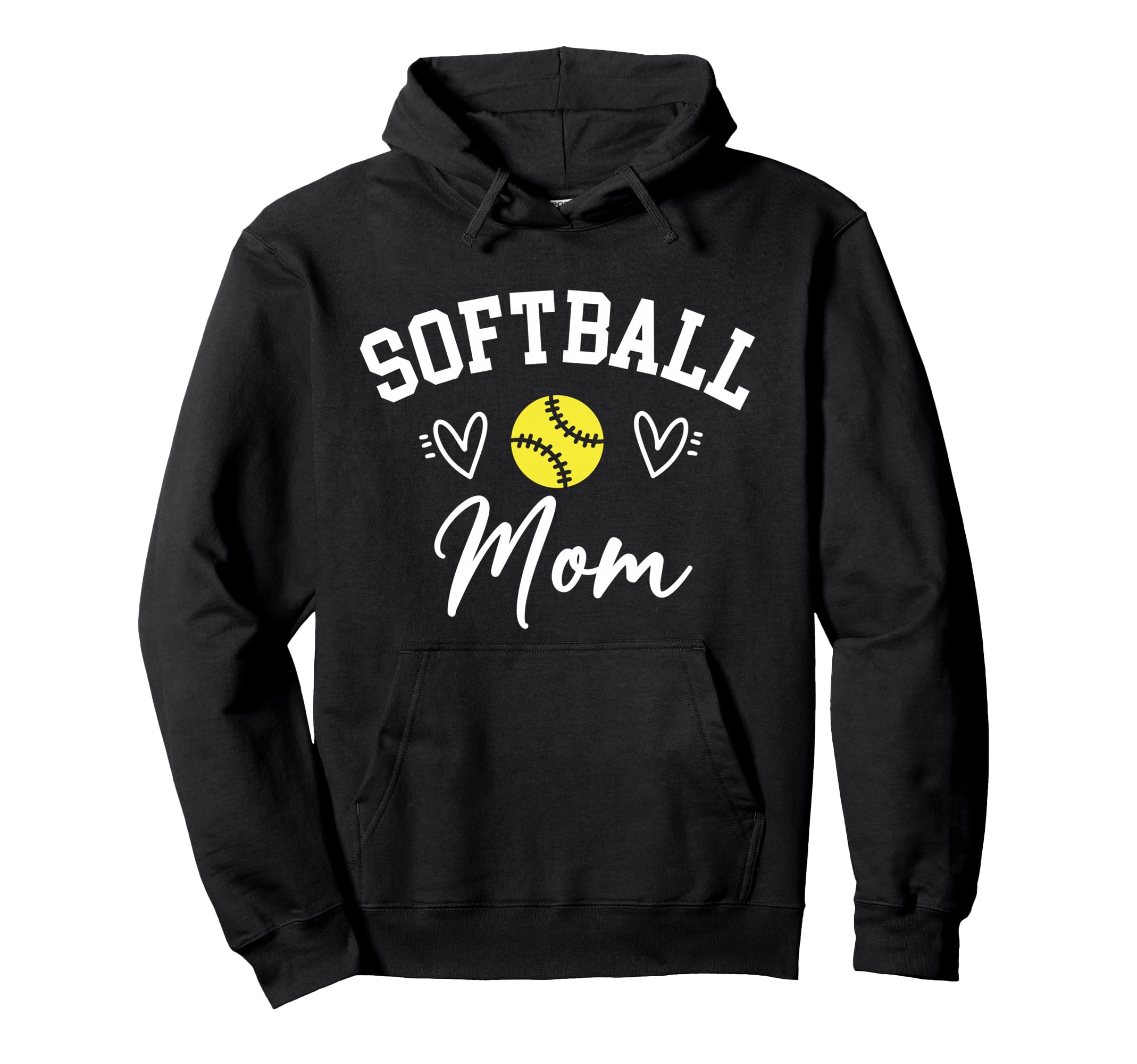 Softball Mom Game Day Outfit Hoodie - Casual Everyday Wear for Adults - T-Shirt, Sweatshirt, Hoodie