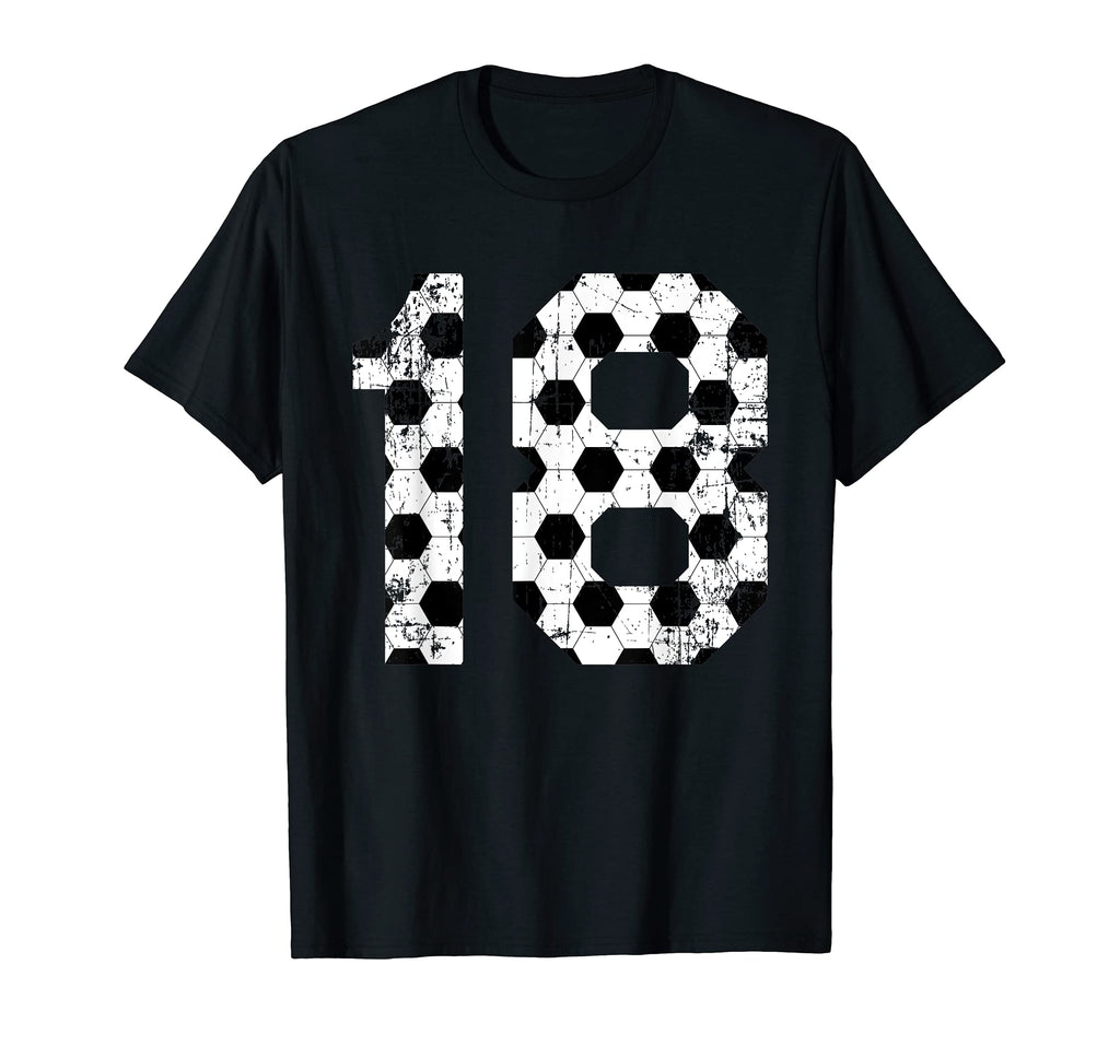 Soccer 18 Jersey Number T-Shirt - Casual Everyday Wear Men Women - T-Shirt, Sweatshirt, Hoodie