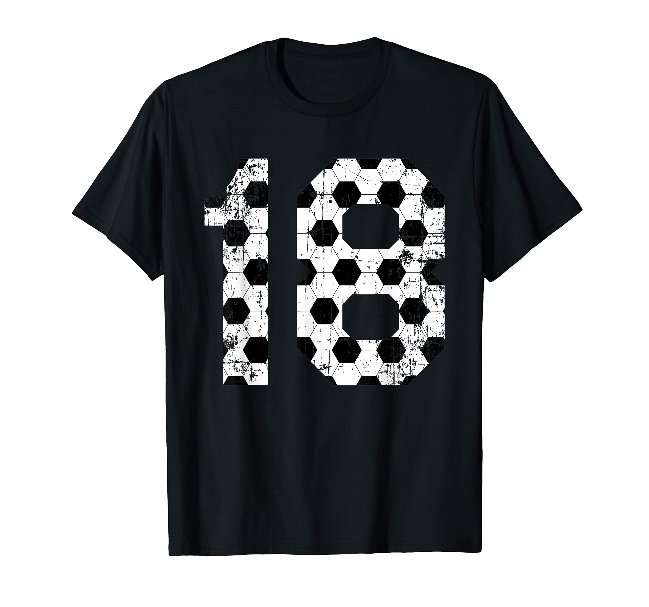 Soccer 18 Jersey Number T-Shirt - Casual Everyday Wear Men Women - T-Shirt, Sweatshirt, Hoodie