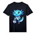 Funny Axolotl Soccer Player Performance T-Shirt - Unique Graphic Unisex - T-Shirt, Sweatshirt, Hoodie