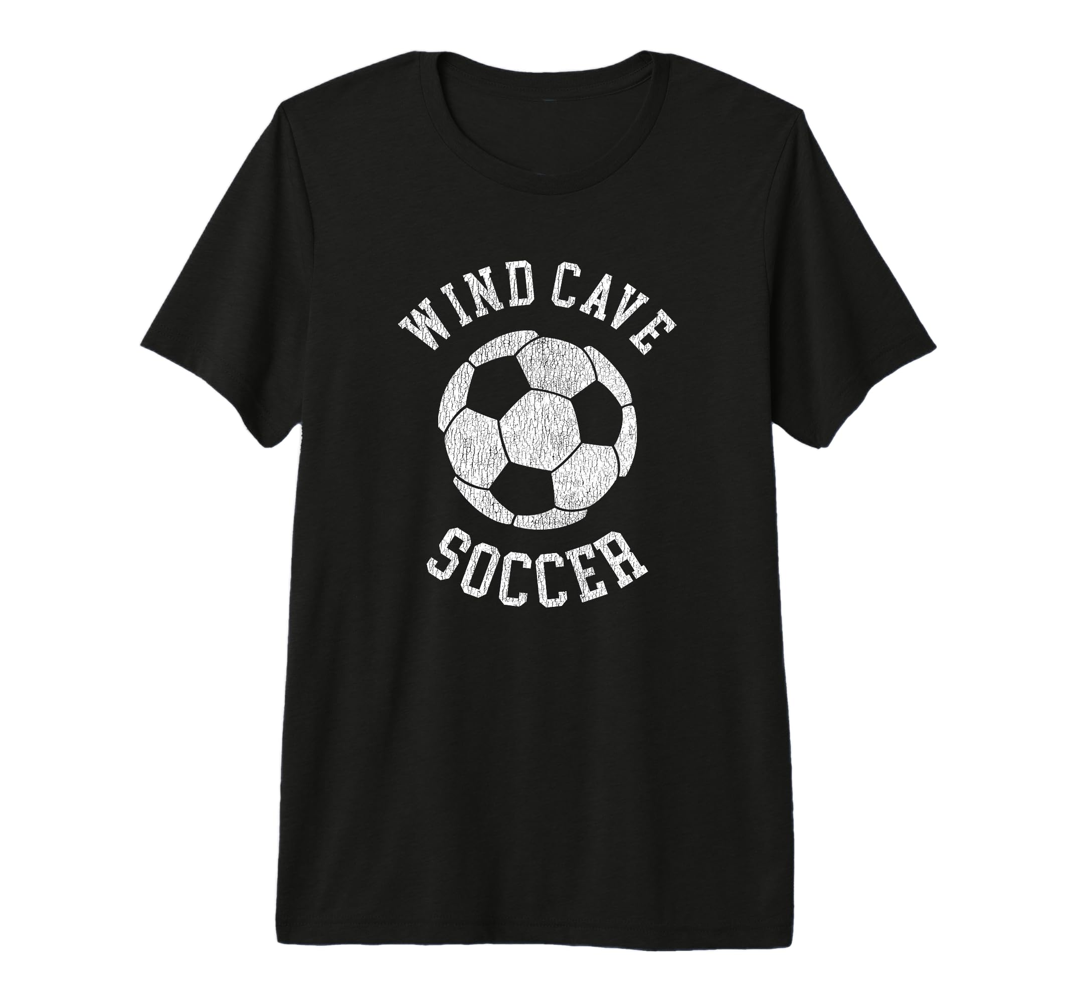 Wind Cave Soccer Distressed 90S T-Shirt - Fun Novelty Design for Adults - T-Shirt, Sweatshirt, Hoodie