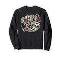 Halloween Soccer Player Kicking Sweatshirt - Aesthetic Graphic Unisex - T-Shirt, Sweatshirt, Hoodie