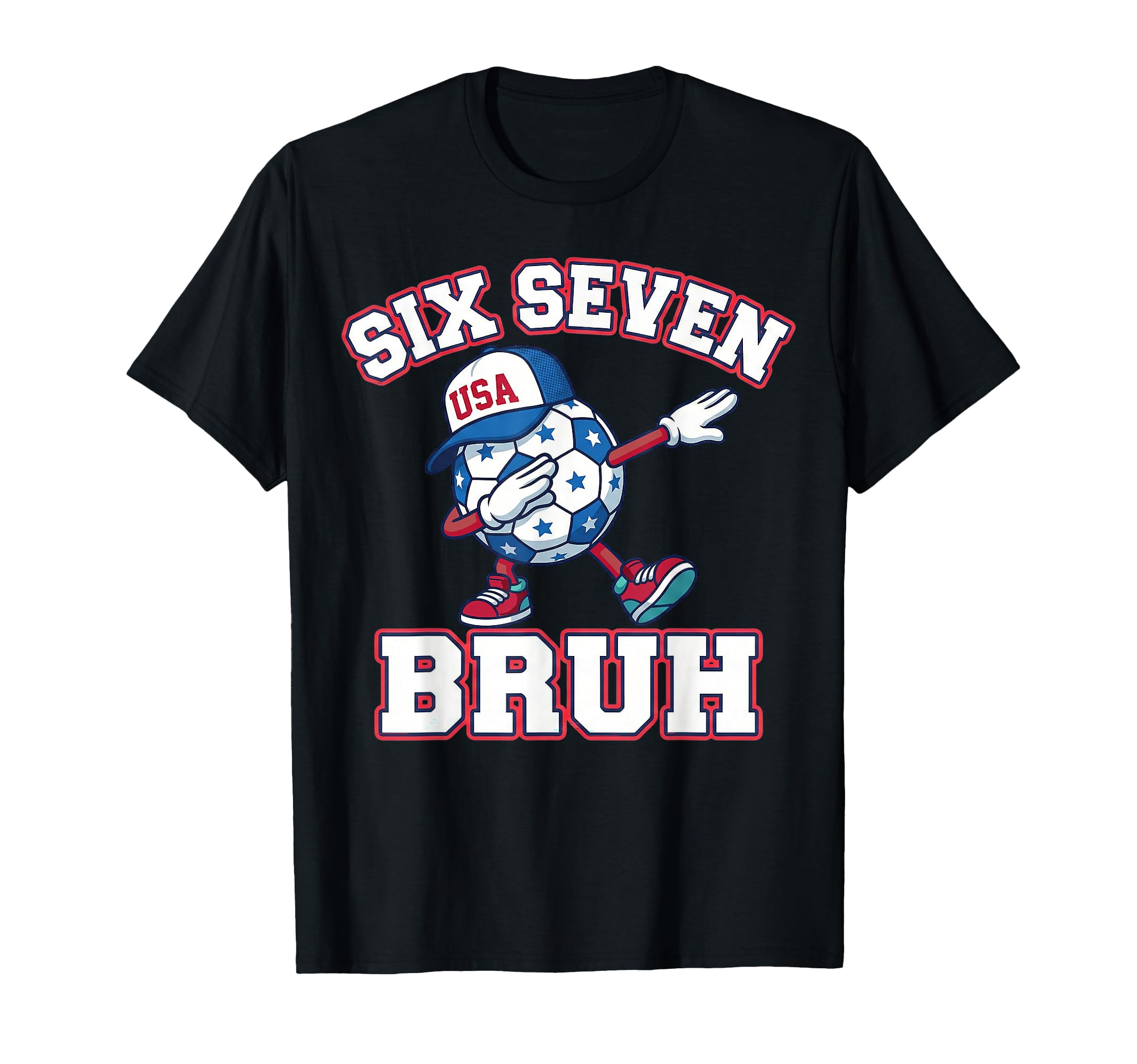 67 Soccer 4Th July Patriotic Red White T-Shirt - Trendy Graphic Men Women - T-Shirt, Sweatshirt, Hoodie