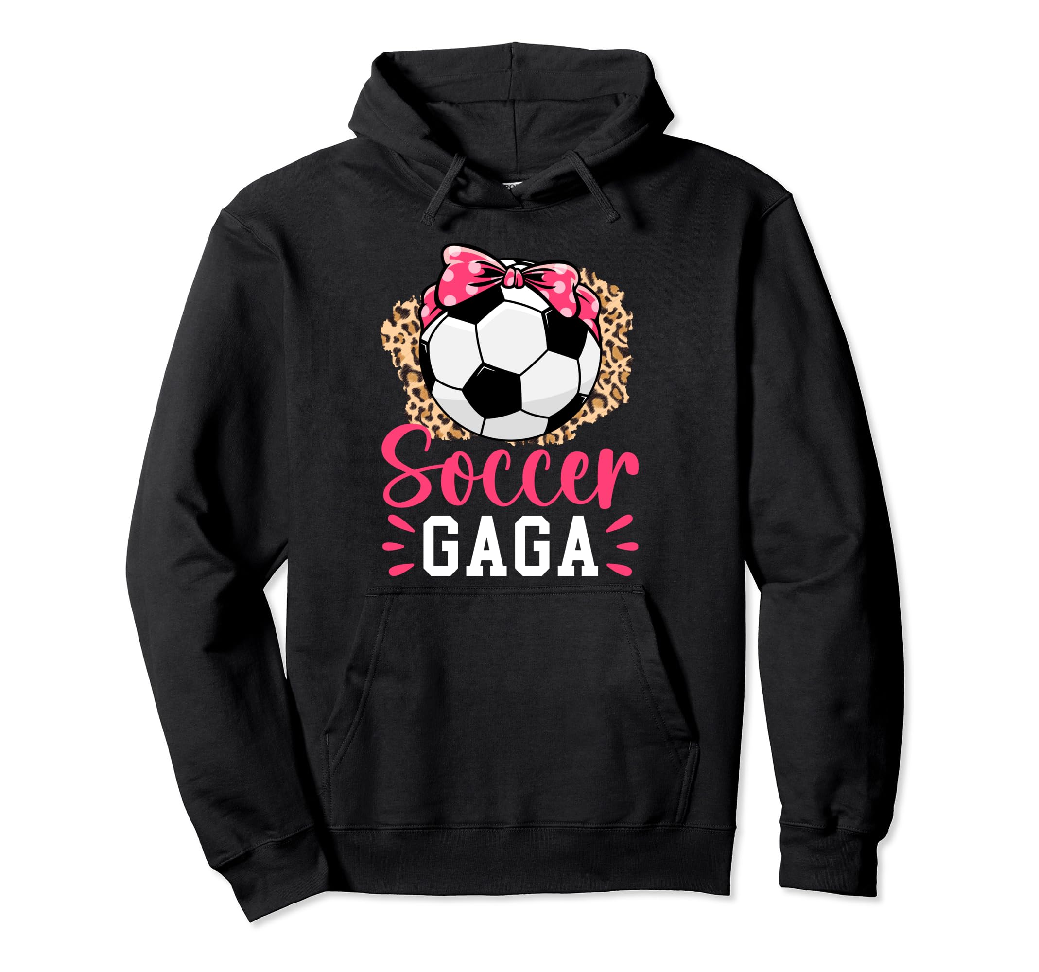 Soccer Gaga Leopard Gaga Soccer Hoodie - Aesthetic Graphic Men Women - T-Shirt, Sweatshirt, Hoodie