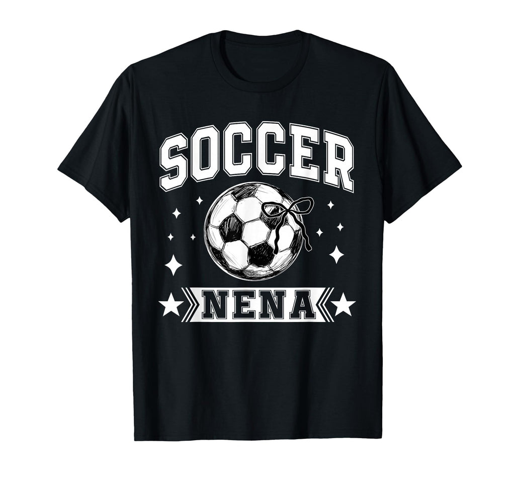 Coquette Bow Soccer Nena Soccer Team T-Shirt - Unique Graphic for Adults - T-Shirt, Sweatshirt, Hoodie