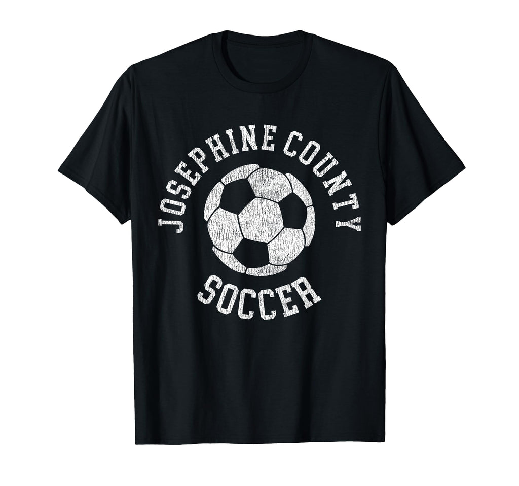 Josephine County Soccer Distressed 90S T-Shirt - Graphic Print Men Women - T-Shirt, Sweatshirt, Hoodie