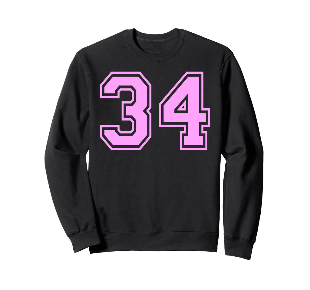 34 Number Thirty Four Sports Varsity Sweatshirt - Unique Graphic Men Women - T-Shirt, Sweatshirt, Hoodie