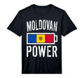 Moldova Flag Moldovan Power Battery Proud T-Shirt - Graphic Print Unisex - T-Shirt, Sweatshirt, Hoodie