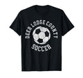 Deer Lodge County Soccer Distressed T-Shirt - Custom Art Print for Adults - T-Shirt, Sweatshirt, Hoodie