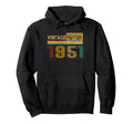 1951 Birth Birthday Cassette Tape Year Hoodie - Trendy Graphic for Adults - T-Shirt, Sweatshirt, Hoodie