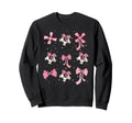 Soccer Ball Coquette Bow Game Day Sweatshirt - Minimalist Print Unisex - T-Shirt, Sweatshirt, Hoodie