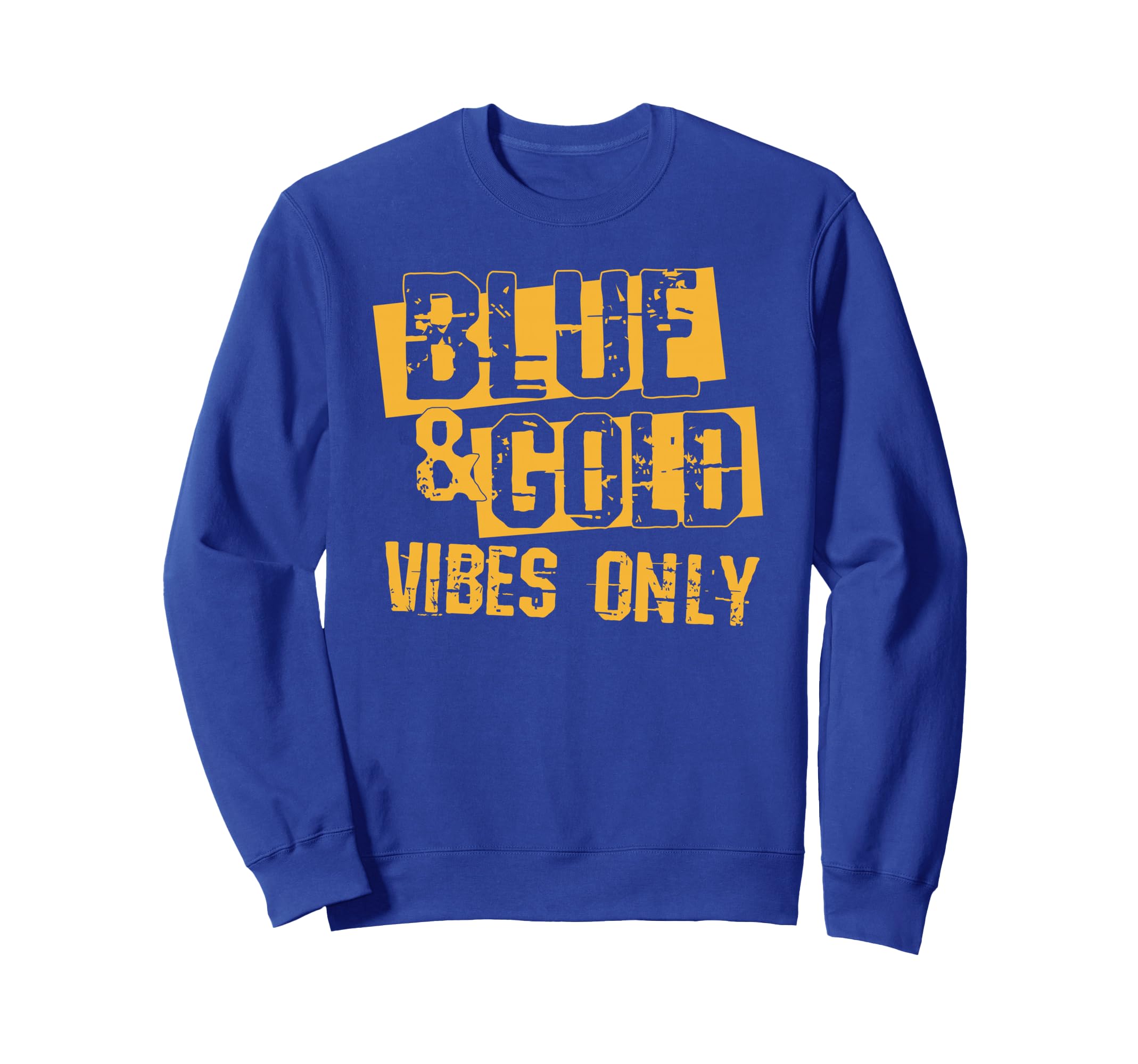 Blue And Gold Spirit Wear High School Sweatshirt - Streetwear Style Unisex - T-Shirt, Sweatshirt, Hoodie