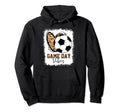 Bleached Soccer Game Day Vibes Hoodie - Casual Everyday Wear Men Women - T-Shirt, Sweatshirt, Hoodie