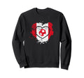 I Love Peru I Love Soccer Sweatshirt - Graphic Print for Adults - T-Shirt, Sweatshirt, Hoodie