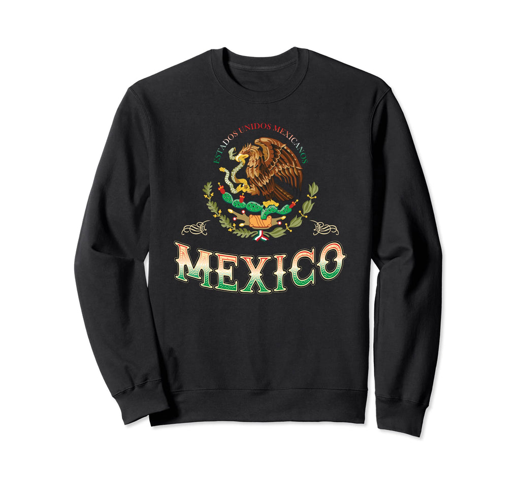Mexico Flag Mexican Aguila Soccer Sweatshirt - Trendy Graphic Men Women - T-Shirt, Sweatshirt, Hoodie